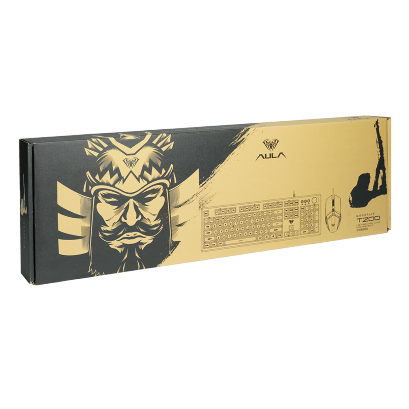 AULA T200 – Combo Clavier et Souris Gaming avec Rétroéclairage Coloré et Molette Multifonction