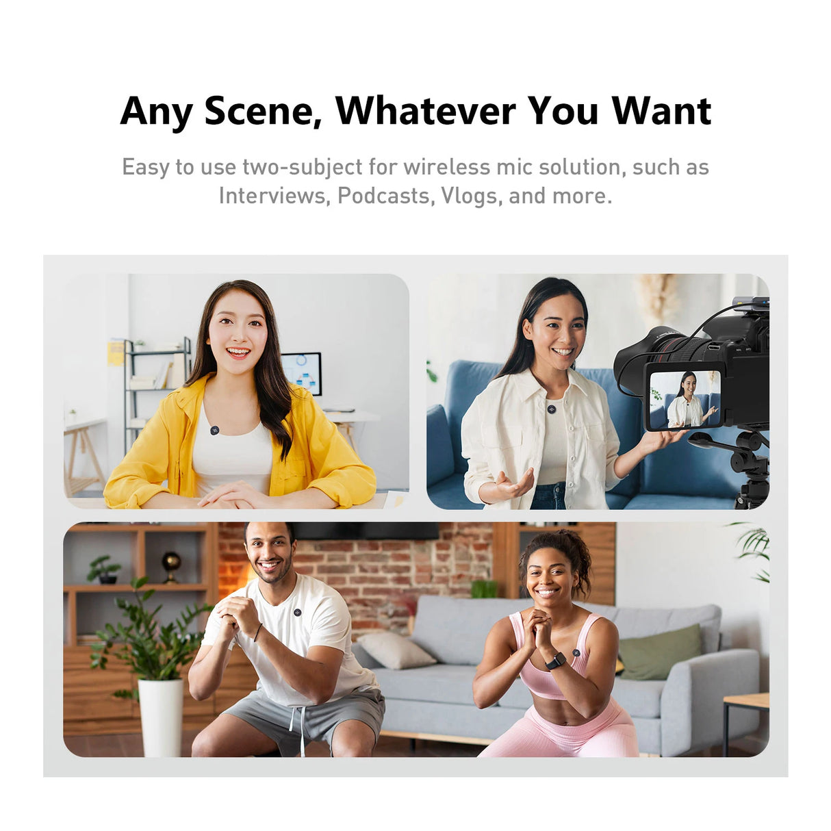 Luucco Airwave K2 Mini – Système de Micro Sans Fil USB-C Professionnel