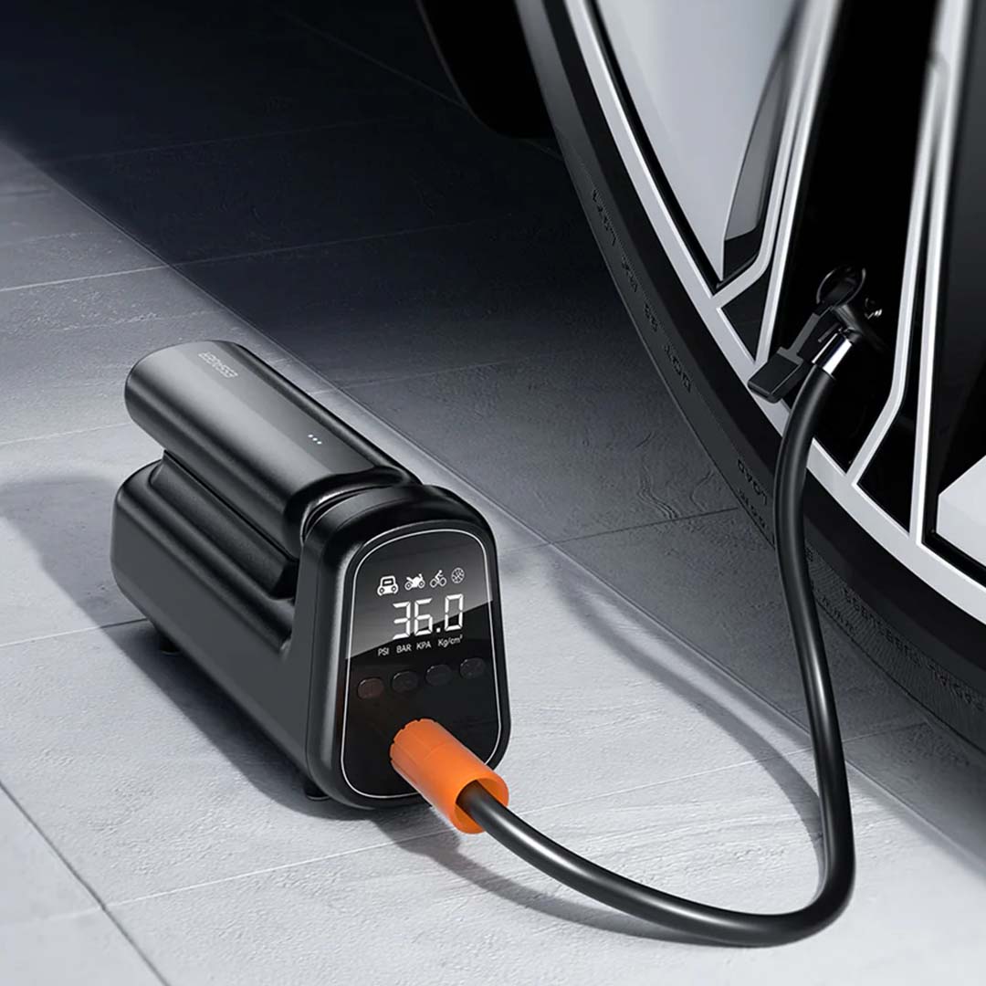 Aspirateur Sans Fil & Gonfleur 5-en-1 Essager F19 Plus – 8000PA, avec Power Bank 4000mAh