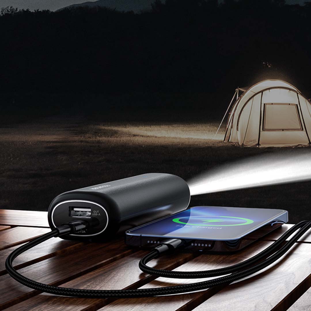 Aspirateur Sans Fil & Gonfleur 5-en-1 Essager F19 Plus – 8000PA, avec Power Bank 4000mAh