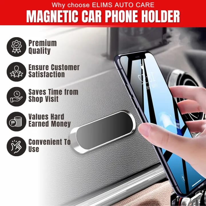 Support Magnétique Voiture - Fixation Sûre, Mains Libres