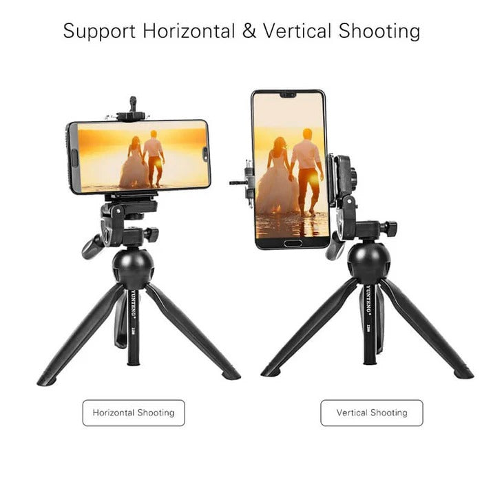 يُنْتِنغ ترايبود سيلفي متعدد الاستخدامات VCT-2280 لكاميرا DSLR، هاتف ذكي وميكروفون
