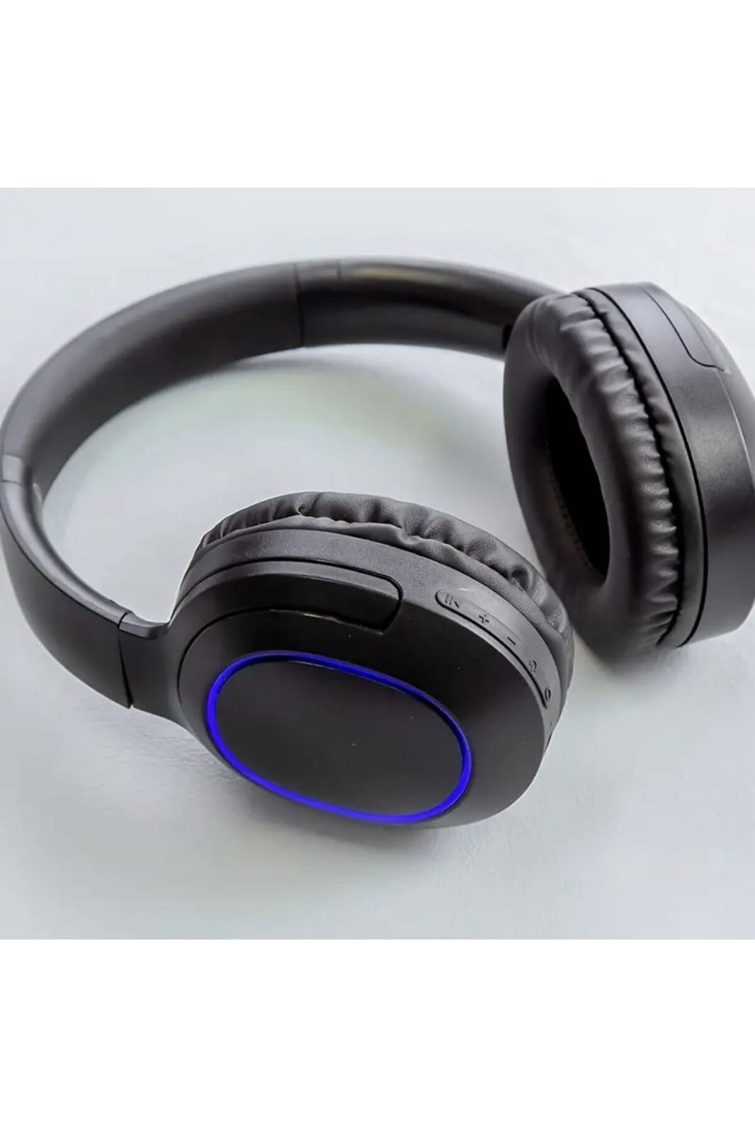Casque Stéréo Sans Fil Rechargeable avec Micro Détachable - Noir