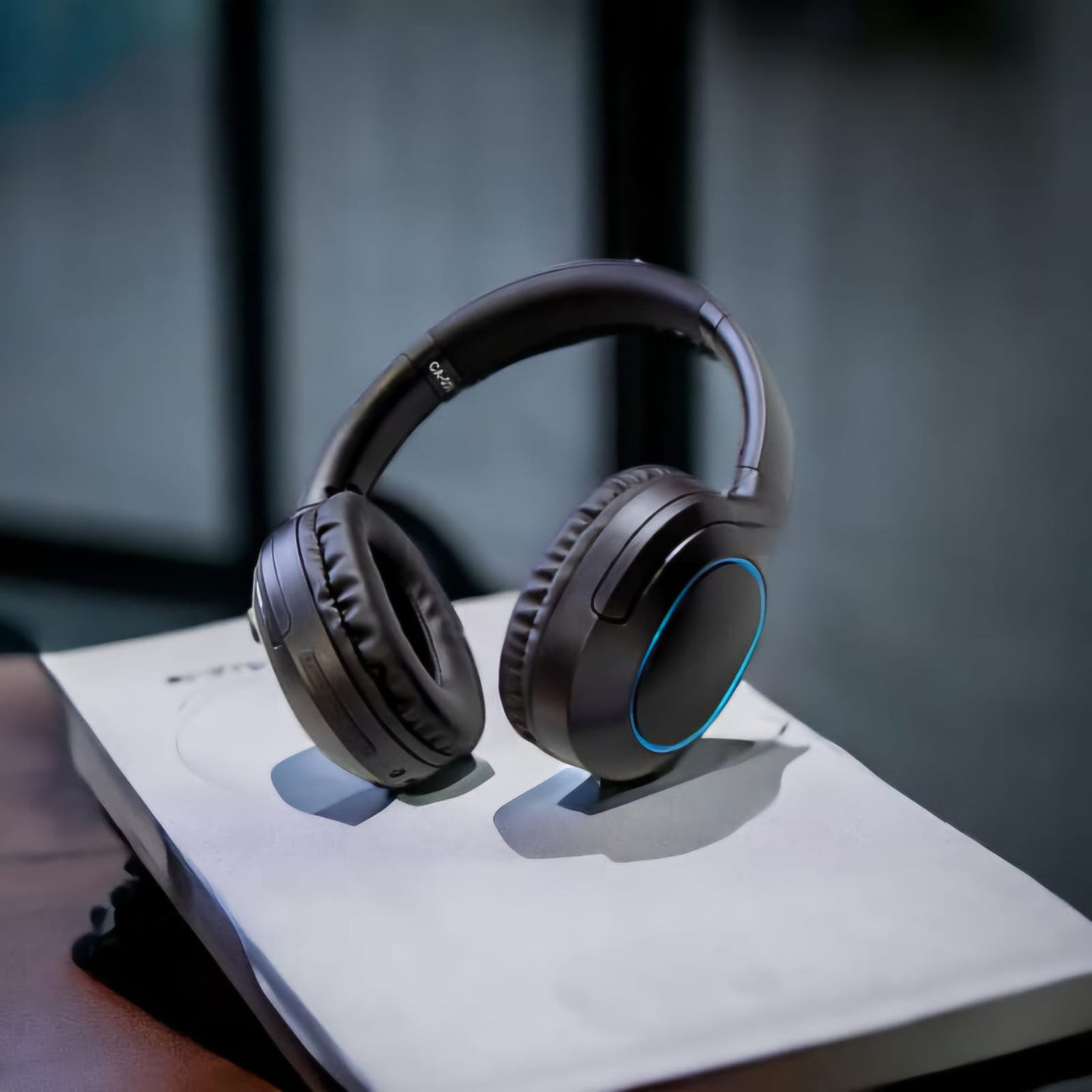 Casque Stéréo Sans Fil Rechargeable avec Micro Détachable - Noir