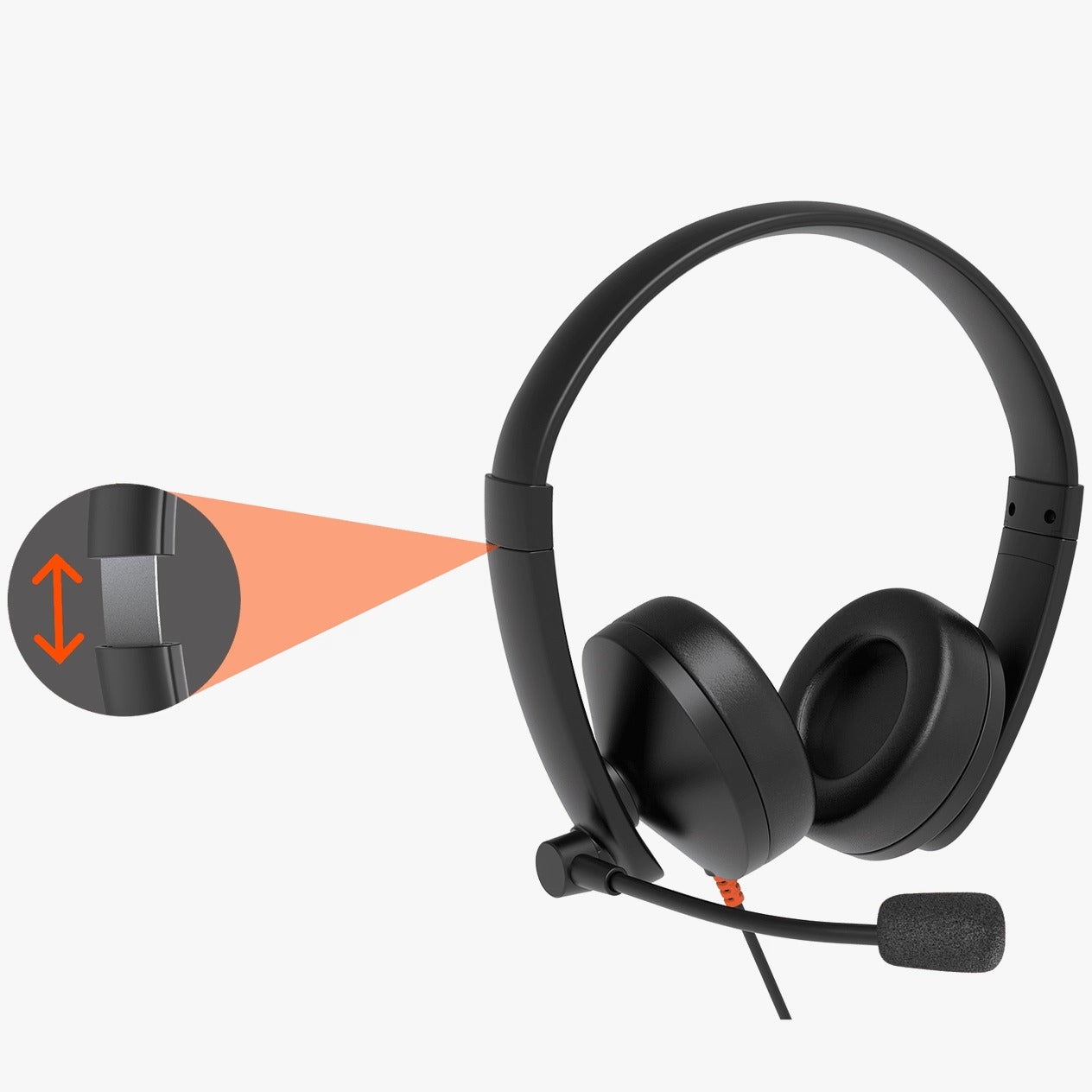 ميتشن HP003U - سماعة هاتف سلكية USB: تواصل واضح وراحة مثالية