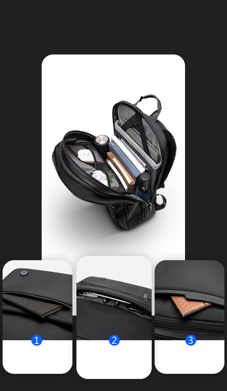 Sac à dos professionnel pour ordinateur portable – Étanche, ergonomique et antivol