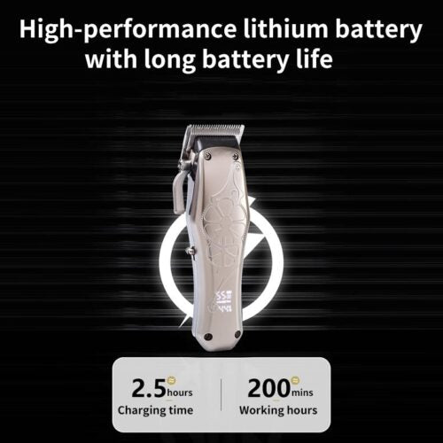 Tondeuse à Cheveux Rechargeable PLUSTAR – Autonomie 180 min | Chargement USB