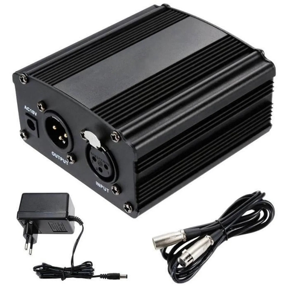 Phantom power 48V et Cable XLR Male female 2M