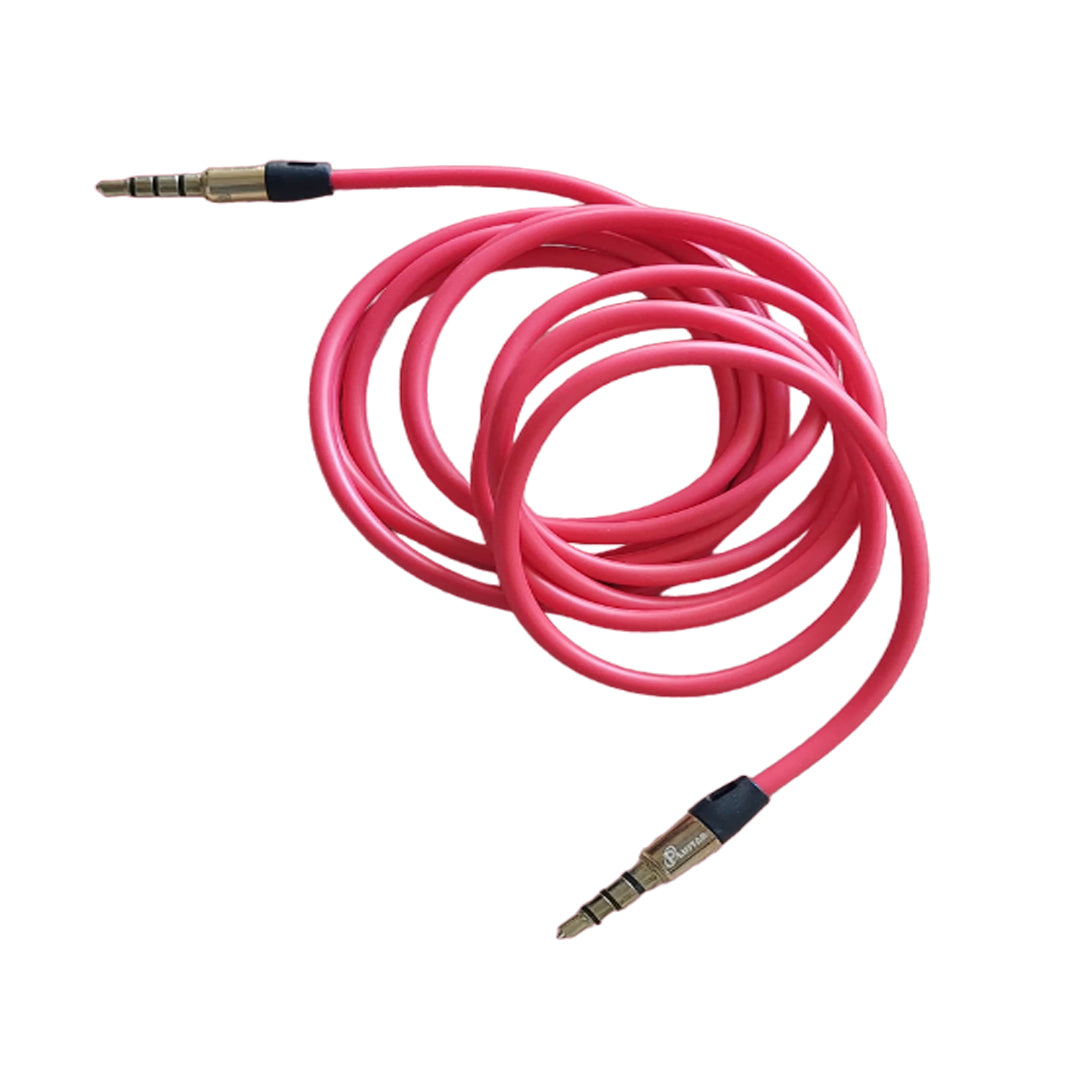 Plustar AU-04: Câble Auxiliaire Mâle/Mâle Stéréo 3,5 mm de 1,5 m