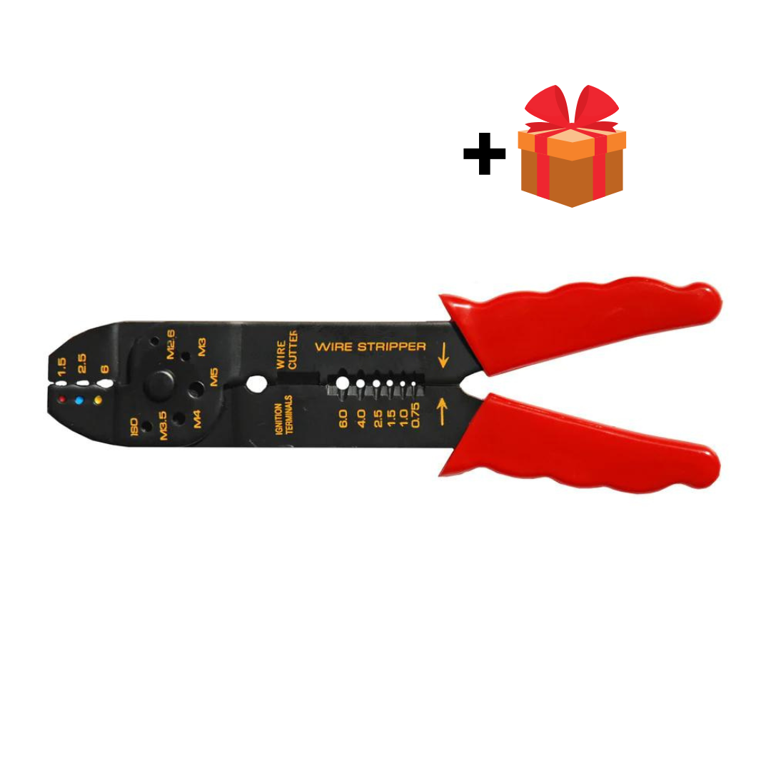 أداة ضغط طرف مسبق العزل + هدية