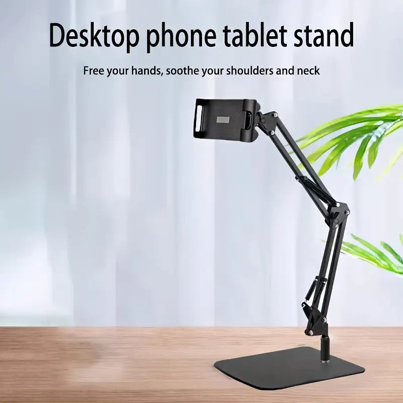 دعم الهاتف والتابلت الدوار والقابل للسحب - حامل مكتب أو سرير للمشاهدة ومقاطع الفيديو
