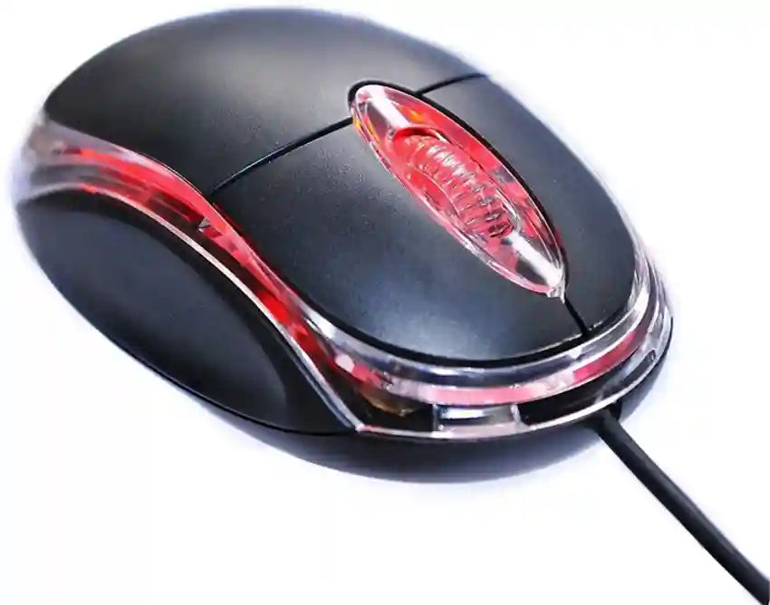 فأرة سلكية مريحة USB 800 DPI – مزدوجة اليد، عالية الدقة