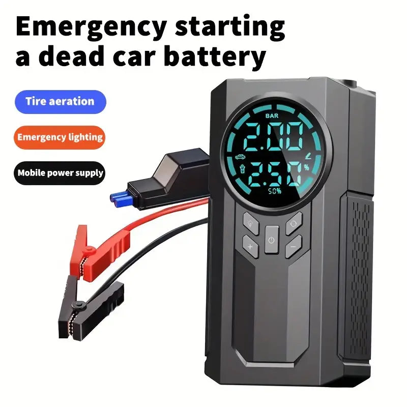 Démarreur de Secours ST-9637D avec Compresseur et Lampe LED