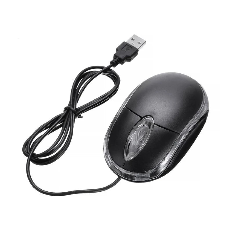 Souris Filaire Ergonomique USB 800 DPI – Ambidextre, Haute Précision