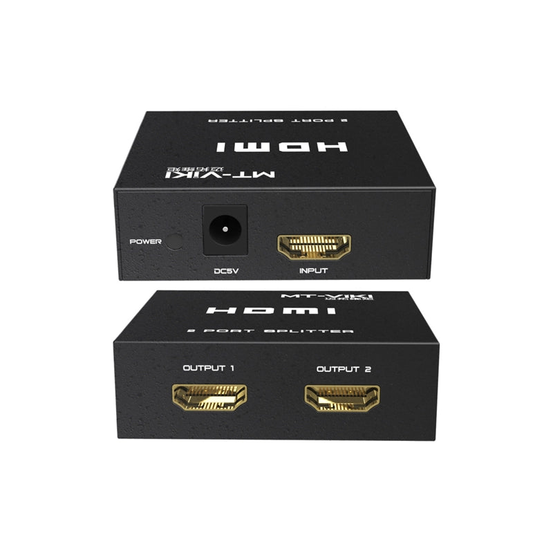 موزع HDMI 1x2 4K 30Hz - مدخل واحد إلى مخرجين - جودة Ultra HD