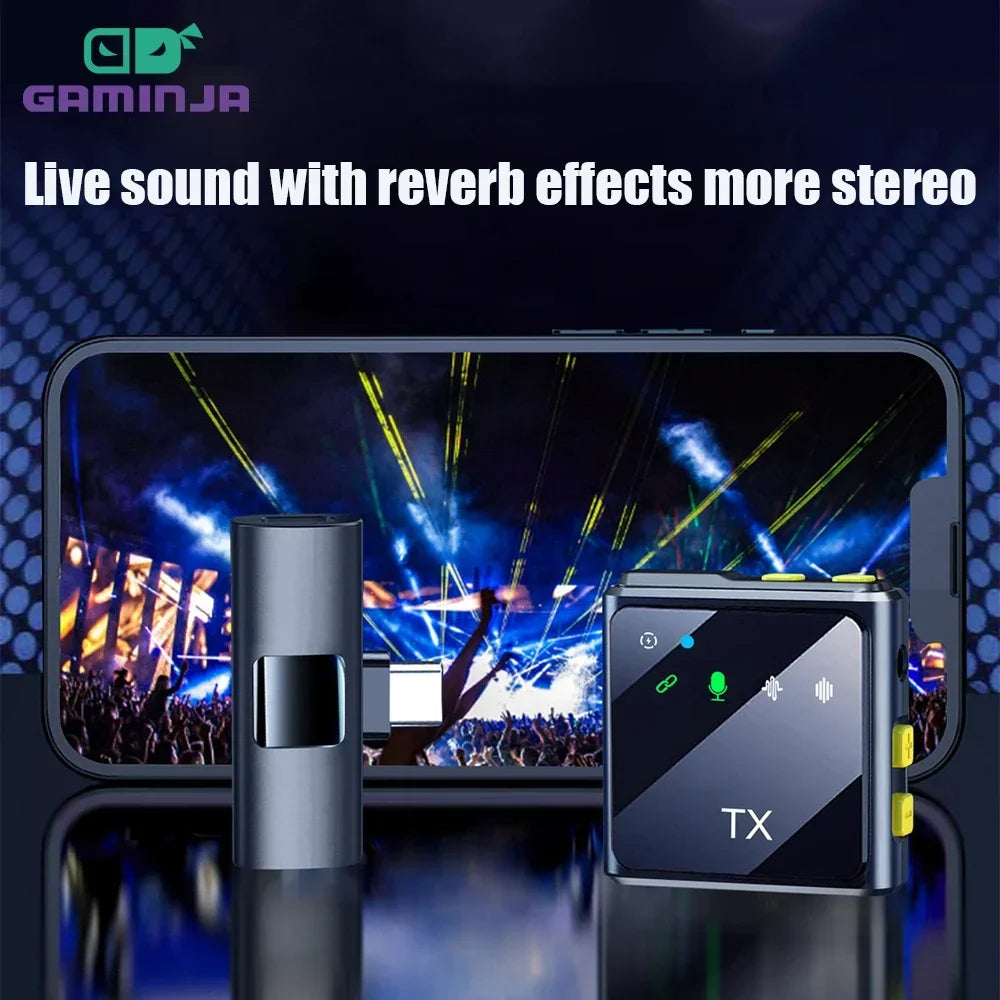 Micro Cravate Sans Fil F9 2.4G – Plug & Play, Réduction de Bruit