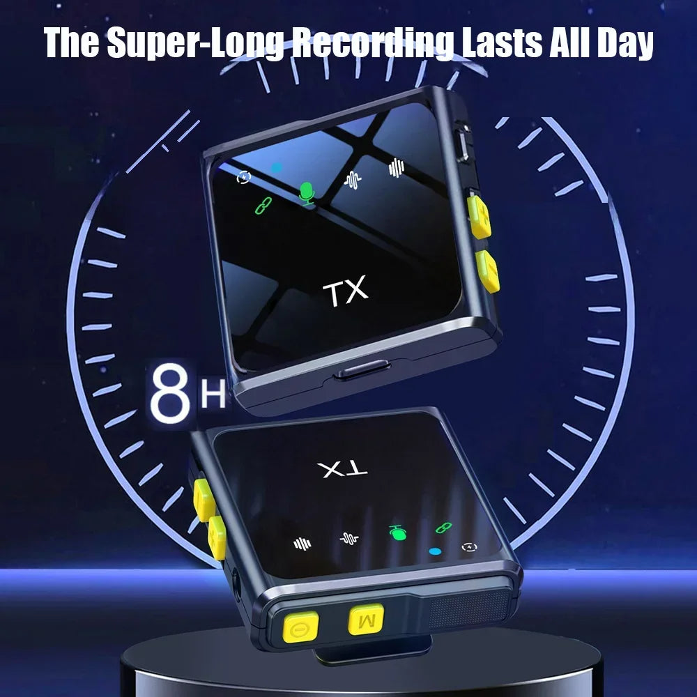 Micro Cravate Sans Fil F9 2.4G – Plug & Play, Réduction de Bruit