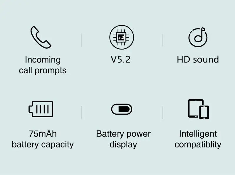 Écouteurs Bluetooth 5.3 TWS à Conduction d'Air – Autonomie 4h, Étanches IPX4
