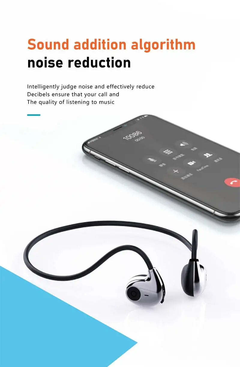 Écouteurs Bluetooth 5.3 TWS à Conduction d'Air – Autonomie 4h, Étanches IPX4