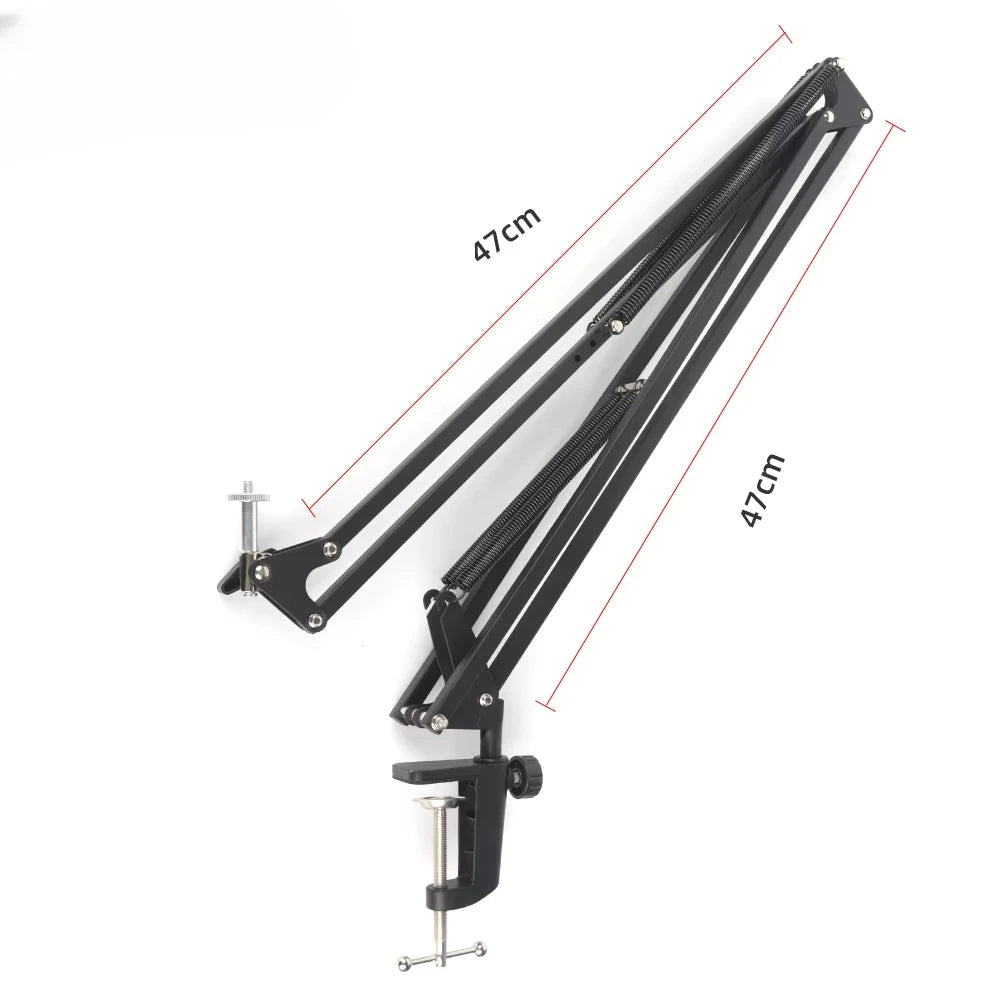 Bras Télescopique Universel NB39 – Support de Caméra ou Microphone Pliant en Métal