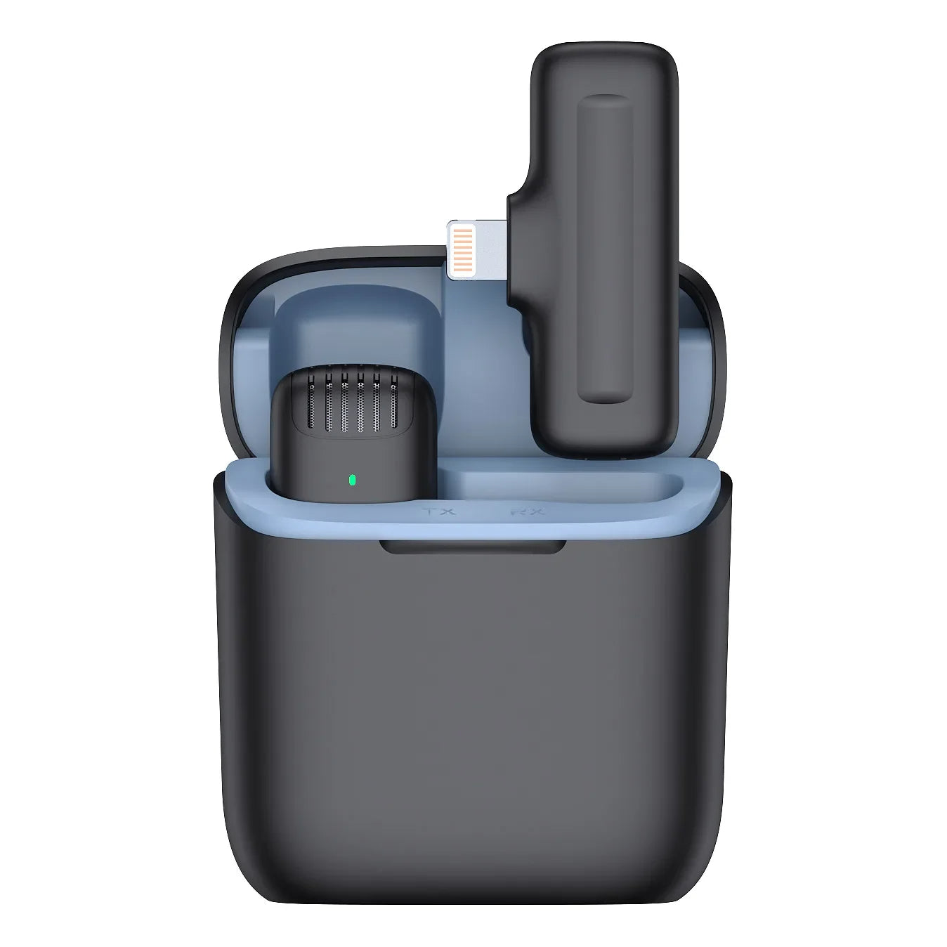 Micro Cravate Sans Fil – Compatible iPhone (Lightning) & Android (USB-C)