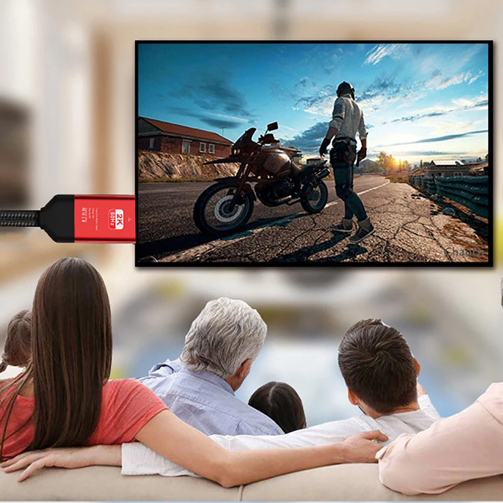 كابل HDMI 3 في 1 – USB-C / Micro USB / Lightning إلى HDMI – دقة Full HD 1080P – 60Hz