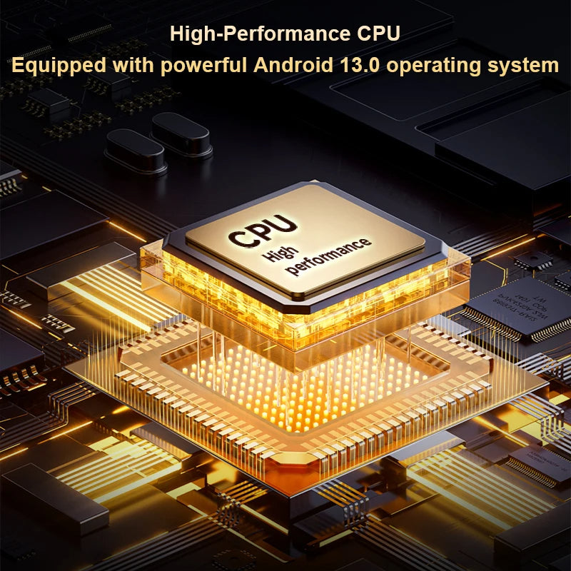 Projecteur 4K Android 13 – Mini Projecteur Portable WiFi6 Full HD 1080P avec LED Haute Luminosité