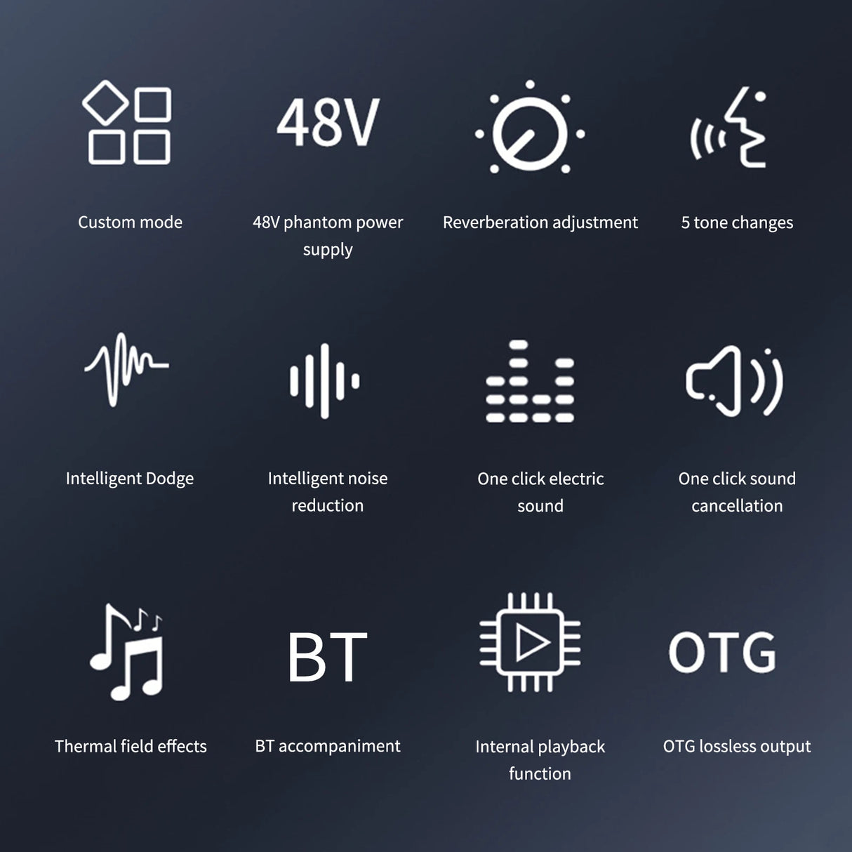 Kit Microphone Professionnel BM800 avec Carte Son C100 – Alimentation 48V – XLR