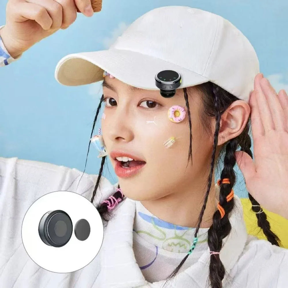 Microphone Lavalier Sans Fil – USB Type-C & iPhone – Clip Magnétique + Boîte de Recharge