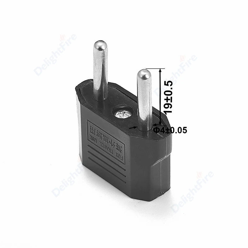 Adaptateur de Voyage US vers Prise EU - 2.5/250V 10A