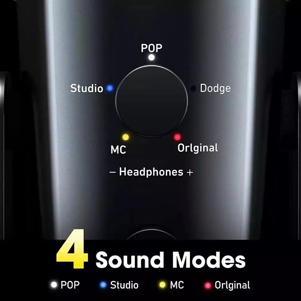 Microphone USB JMARY MC-PW10 Professional 4 Modes de Son