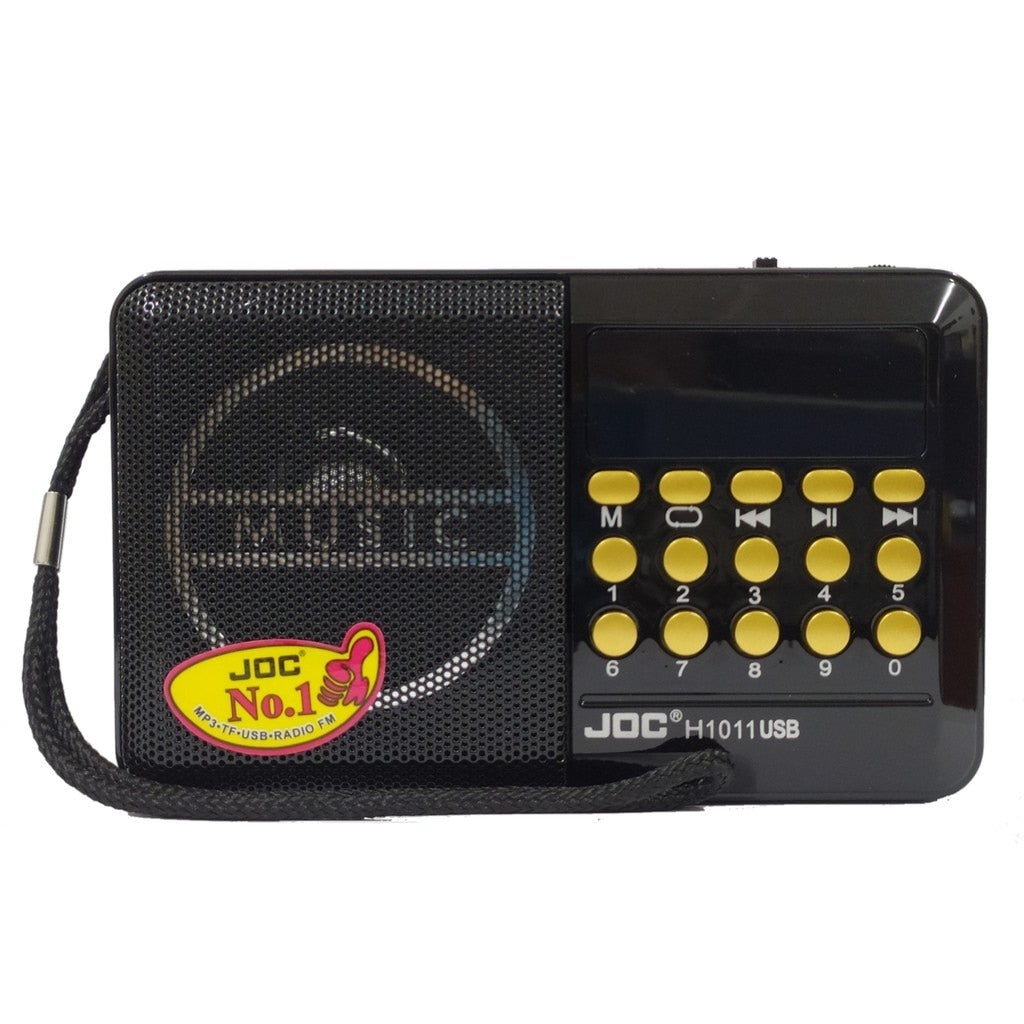 راديو رقمي قابل للشحن JOC H1011BT - FM، USB، TF، DSP، قرآن 60 حزب