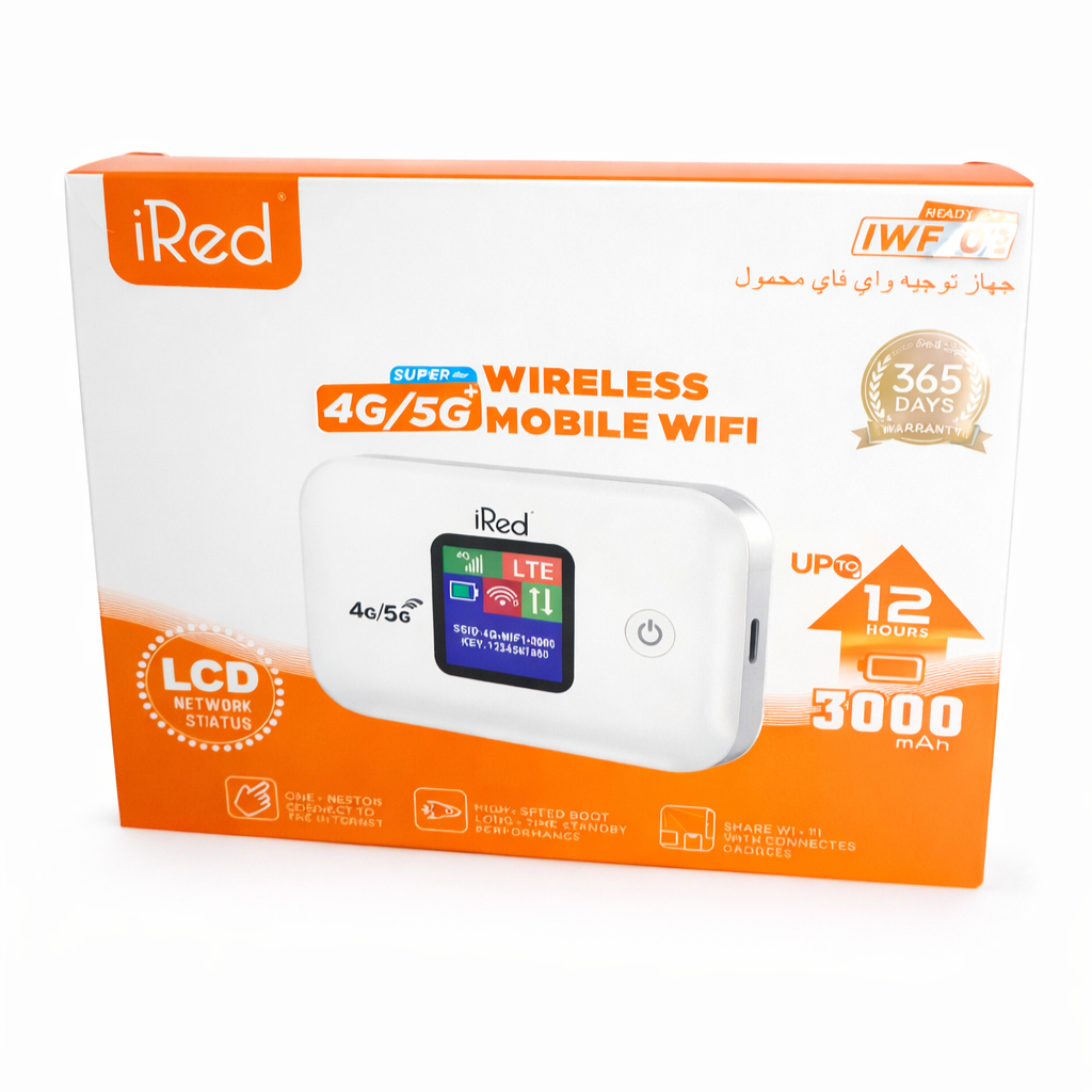 Routeur WiFi mobile 4G iRed IWF-02 avec écran LCD