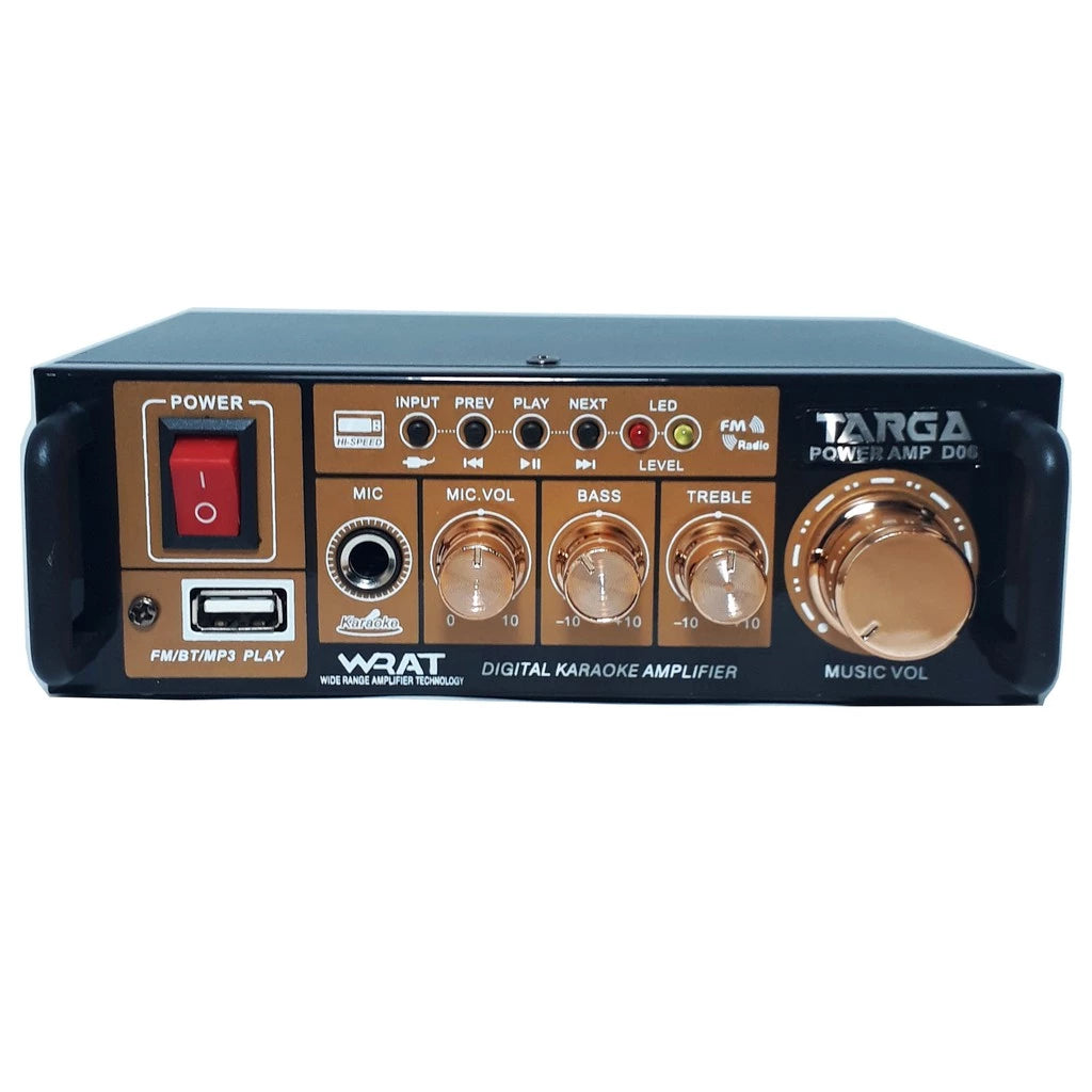 Amplificateur Stéréo LGX 25022 avec Bluetooth, USB, SD, FM et Fonction Karaoké