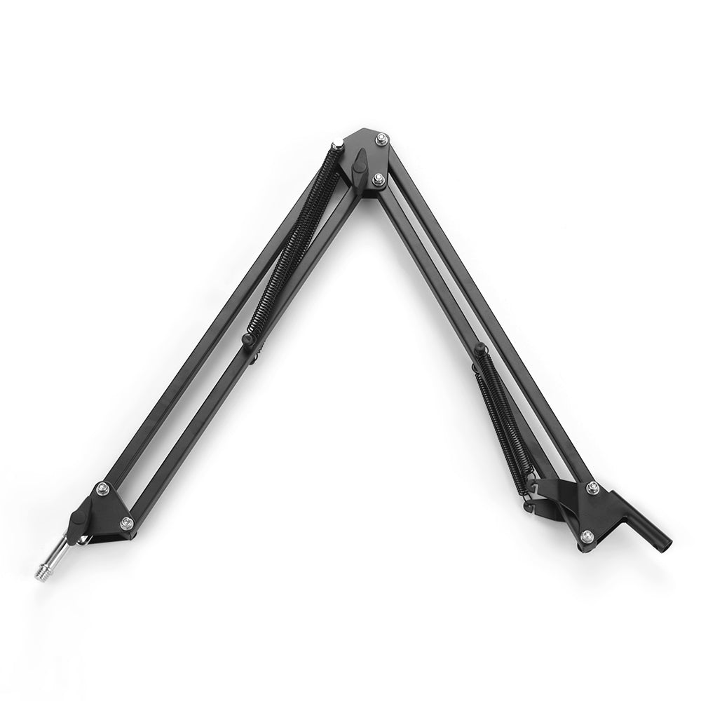 Support Microphone Réglable en Métal avec Pince de Table