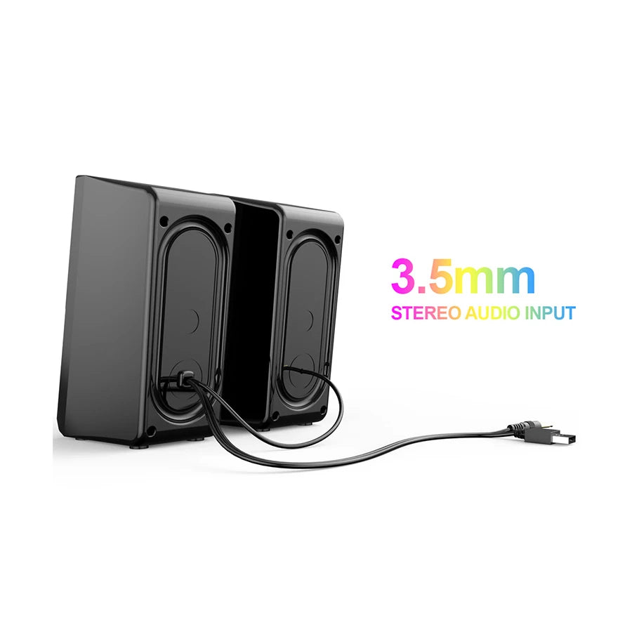Haut-parleur Gaming Havit SK202 RGB USB avec Son Stéréo