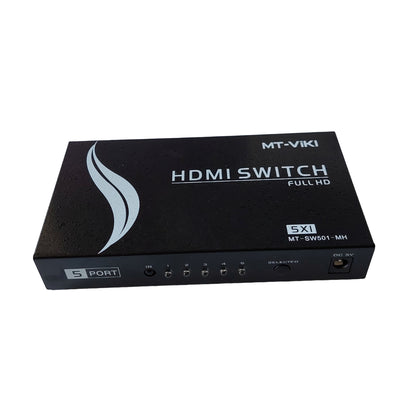Switch HDMI 5-en-1 Full HD: Sélection Facile des Entrées
