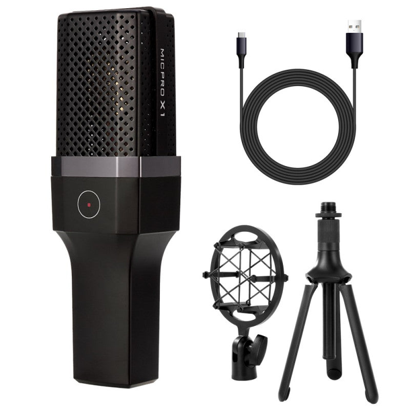 Microphone USB Yanmai X1 avec Support et Antichoc pour Enregistrement & Streaming