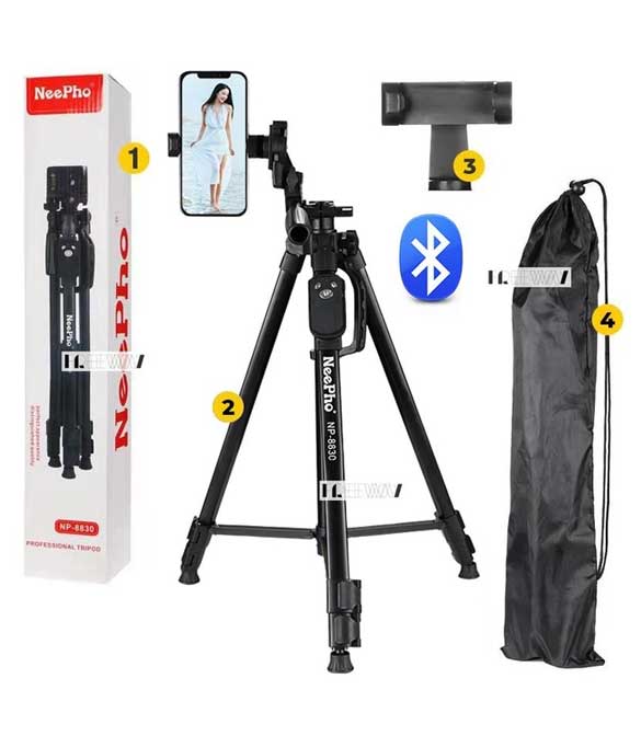 Trépied NeePho NP-8830 avec Télécommande pour camera et smartphone