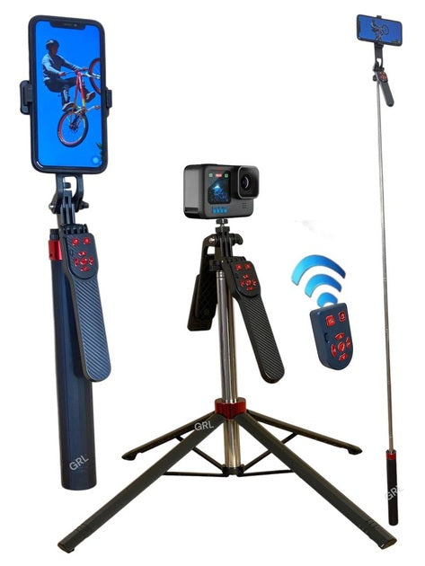 Trépied Selfie Stick 2-en-1 NeePho NP-L7 avec Télécommande Bluetooth Sans Fil