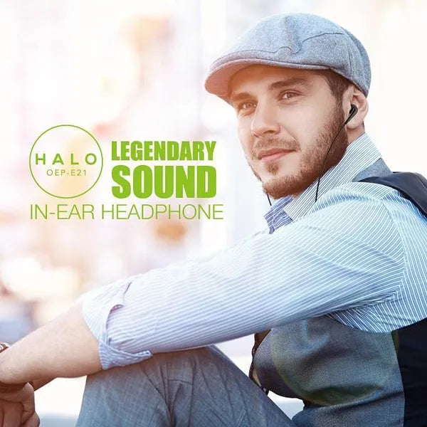 Oraimo Halo 2S Casque In-Ear Filaire Half-In-Ear – Son Légendaire et Confort Ergonomique