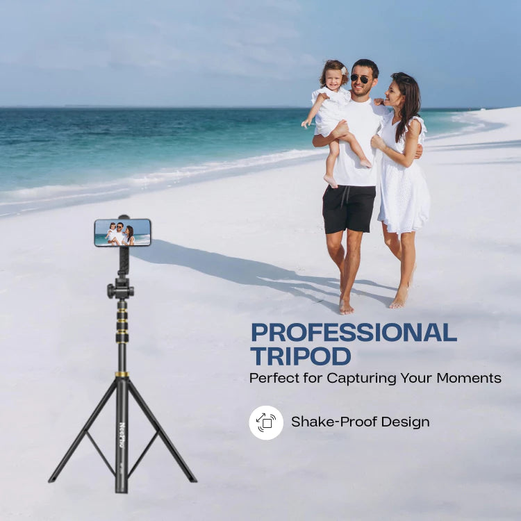 Trépied Professionnel NeePho NP-Z4 – Stabilité & Polyvalence pour Photos et Vidéos