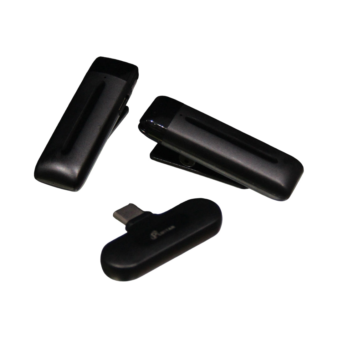 Duo Micro cravate sans fil 2,4 GHz avec Réduction du bruit