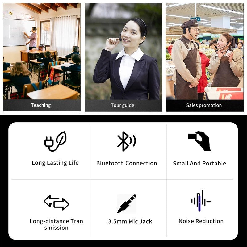 Leerfei E-3013 Haut-Parleur Bluetooth avec Microphone Portable