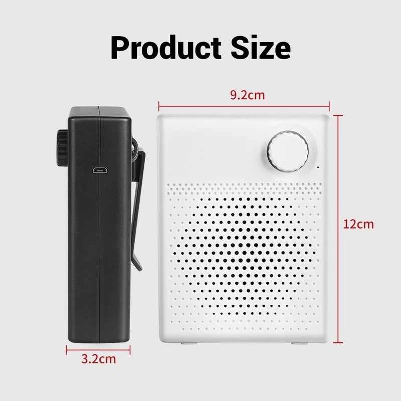 Leerfei E-3013 Haut-Parleur Bluetooth avec Microphone Portable