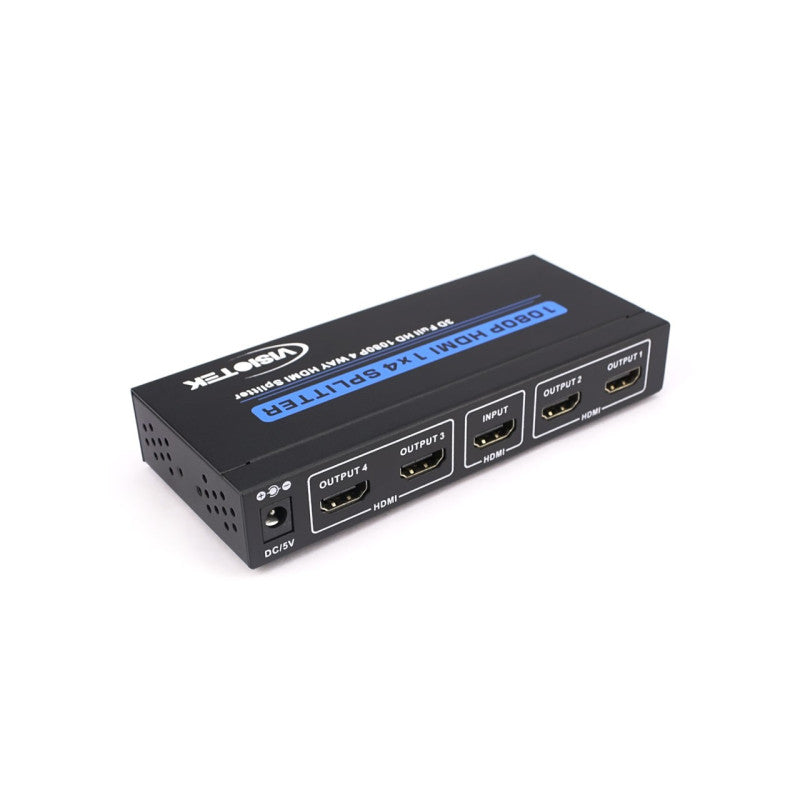 Splitter HDMI 1x4 1080p Full HD 3D Alimenté