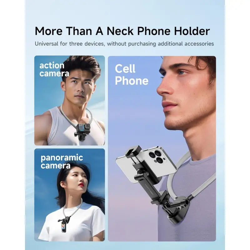 Support de Cou Jmary MG-01 pour Smartphone et Caméra Sport