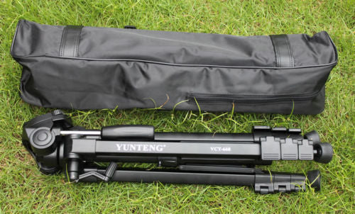 YUNTENG – trépied Pro VCT-668 avec tête d'amortissement, caméra panoramique