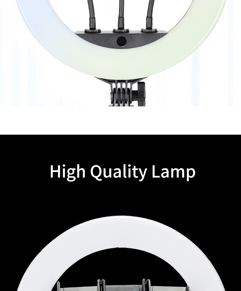 Ring Light Professionnel 36W - Jmary FM14R 34cm Dimmable LED + Trépied 2m