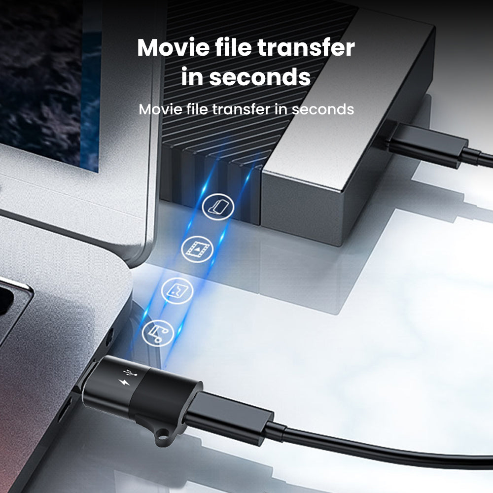 محول شحن سريع OTG - موصل USB C أنثوي إلى ذكر لجهاز iPhone